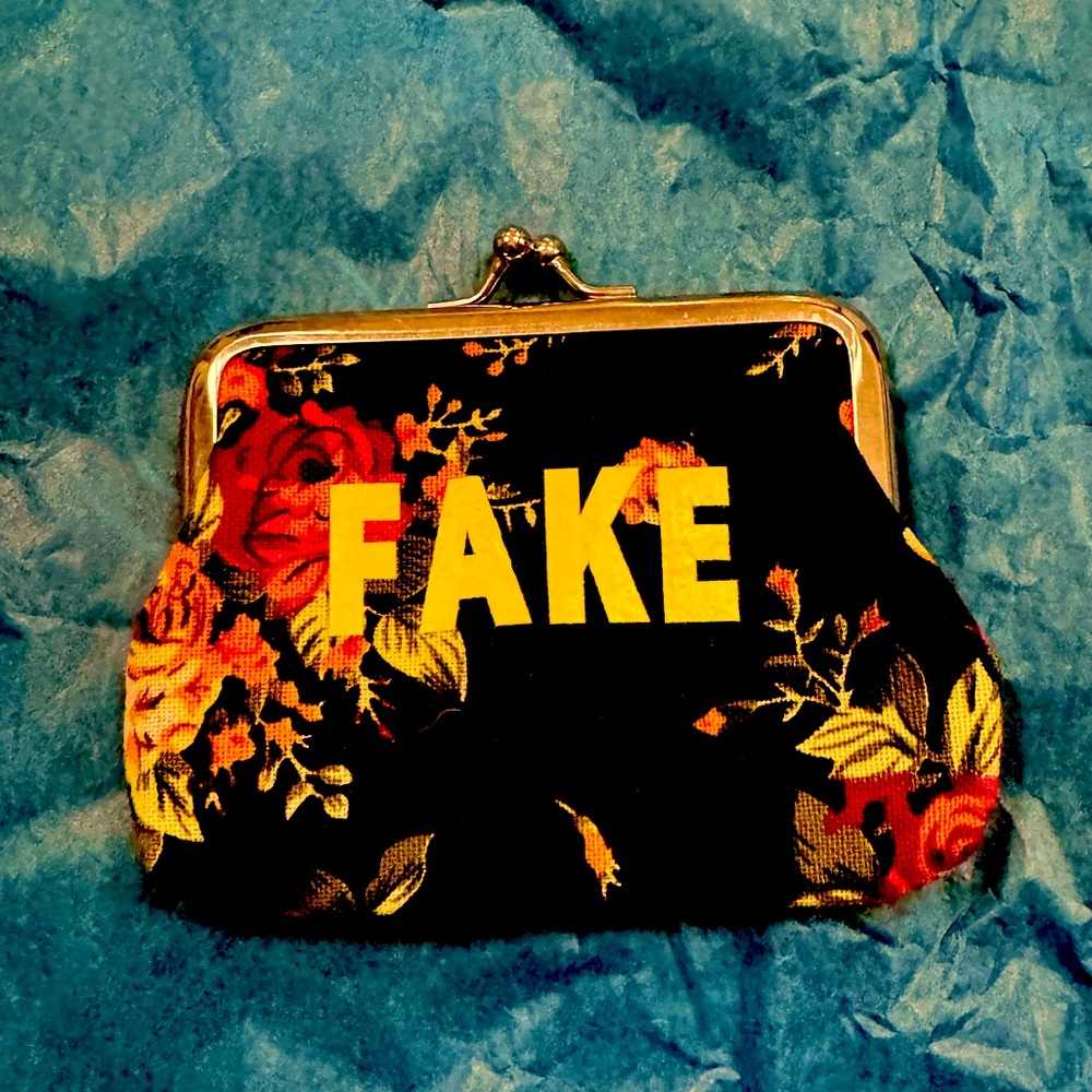 Cheeky coin purse handmade “fake”